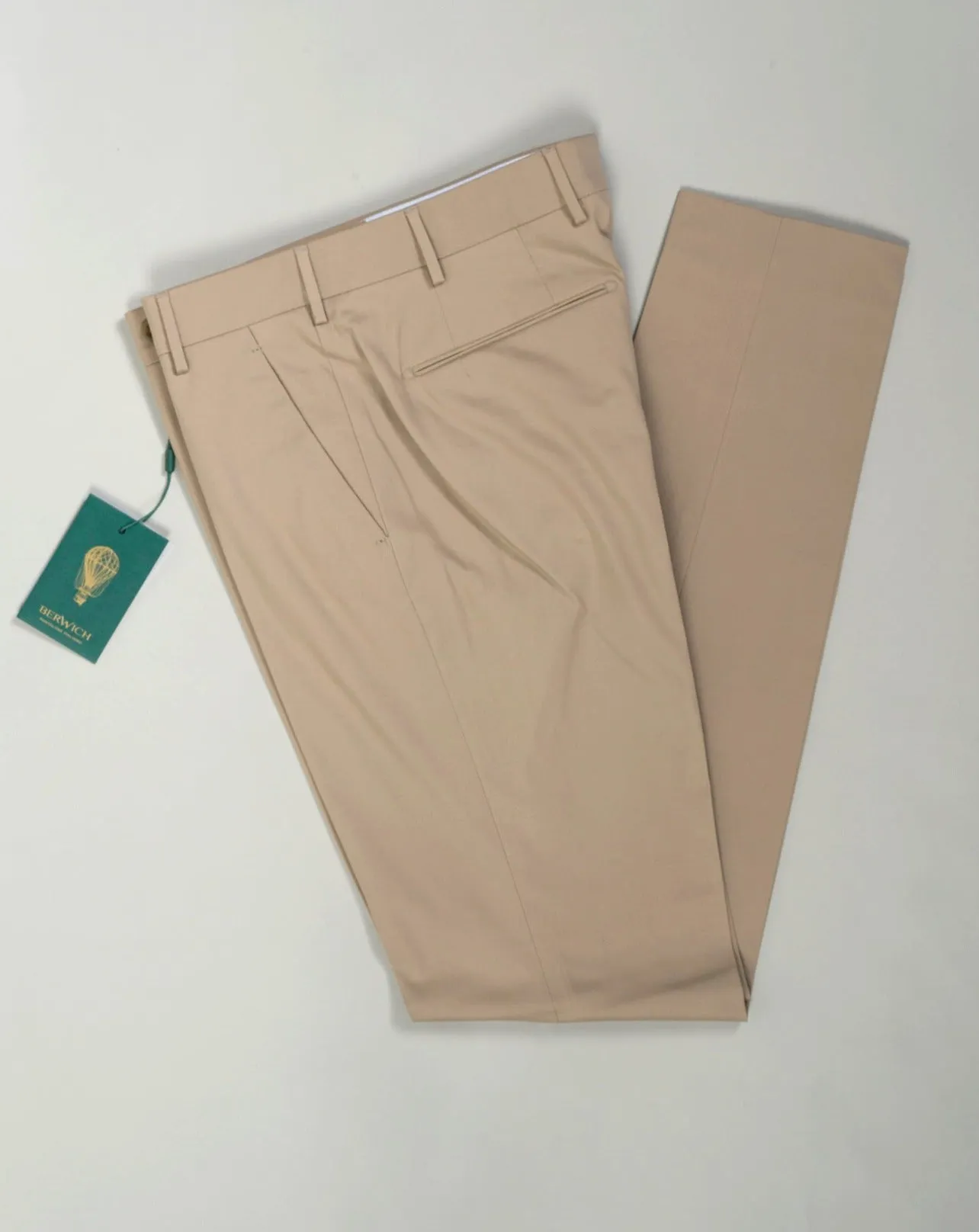 Berwich Morello Cotton Chinos / Beige