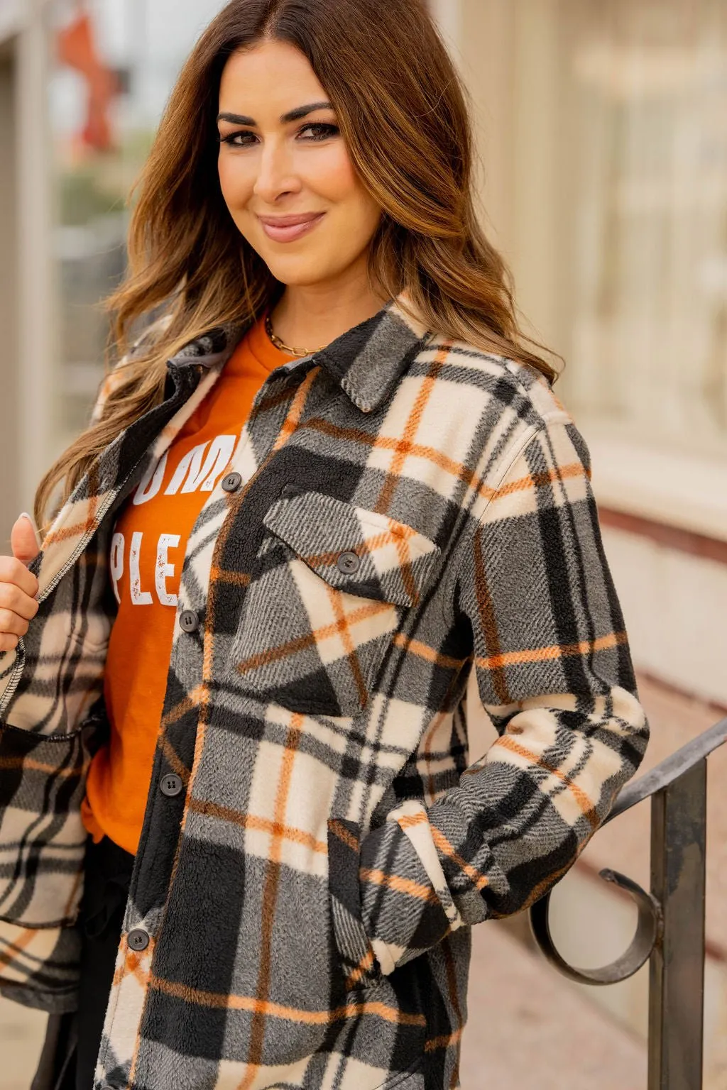 Blown Away Plaid Shacket