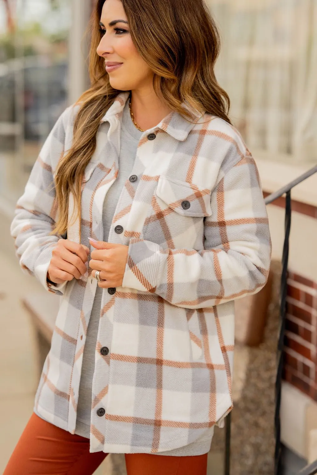 Blown Away Plaid Shacket