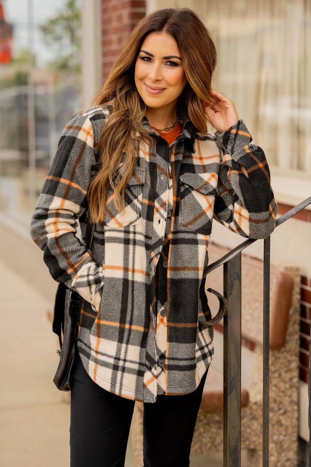 Blown Away Plaid Shacket