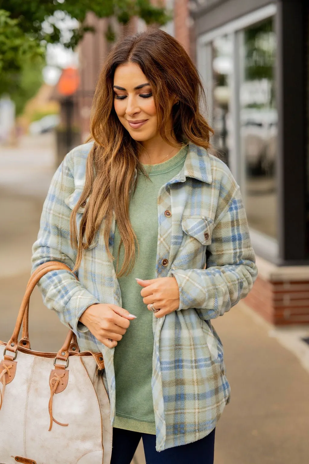 Blown Away Plaid Shacket