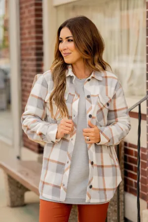 Blown Away Plaid Shacket