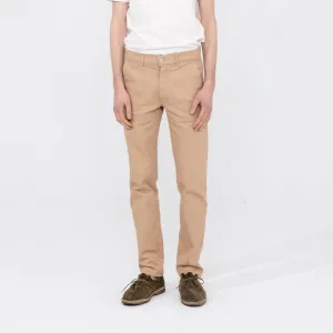 Chino Jeannot beige coupe demi-slim