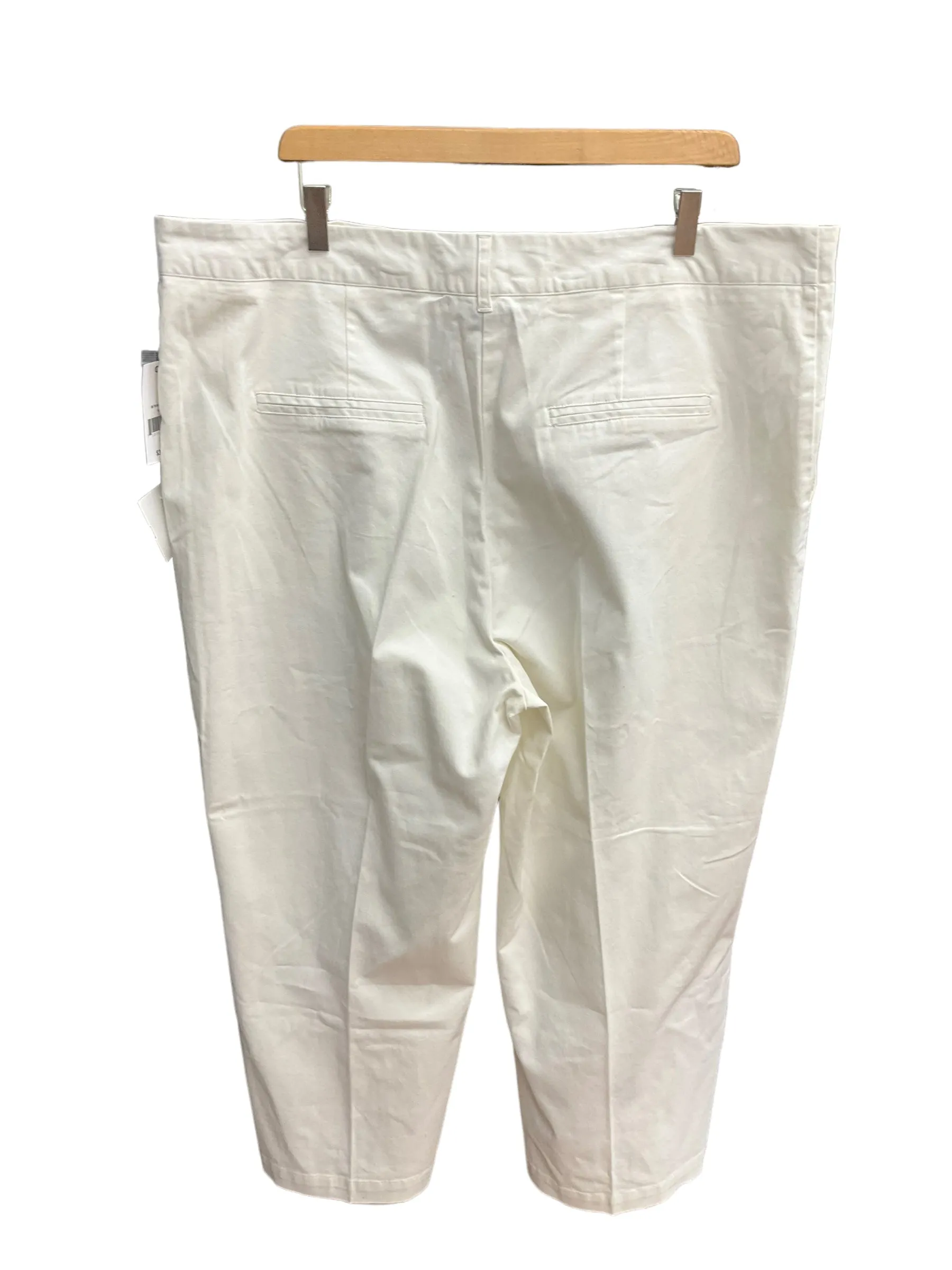 Cream Pants Chinos & Khakis Ophelia Roe, Size 20