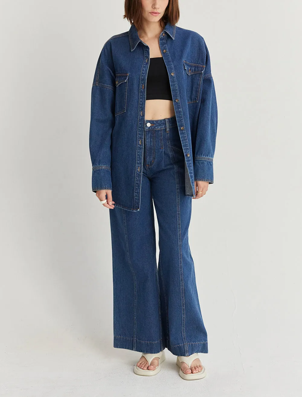 Denim Shacket