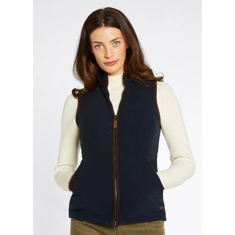 Dubarry Carbury Ladies Fleece Gilet - Navy