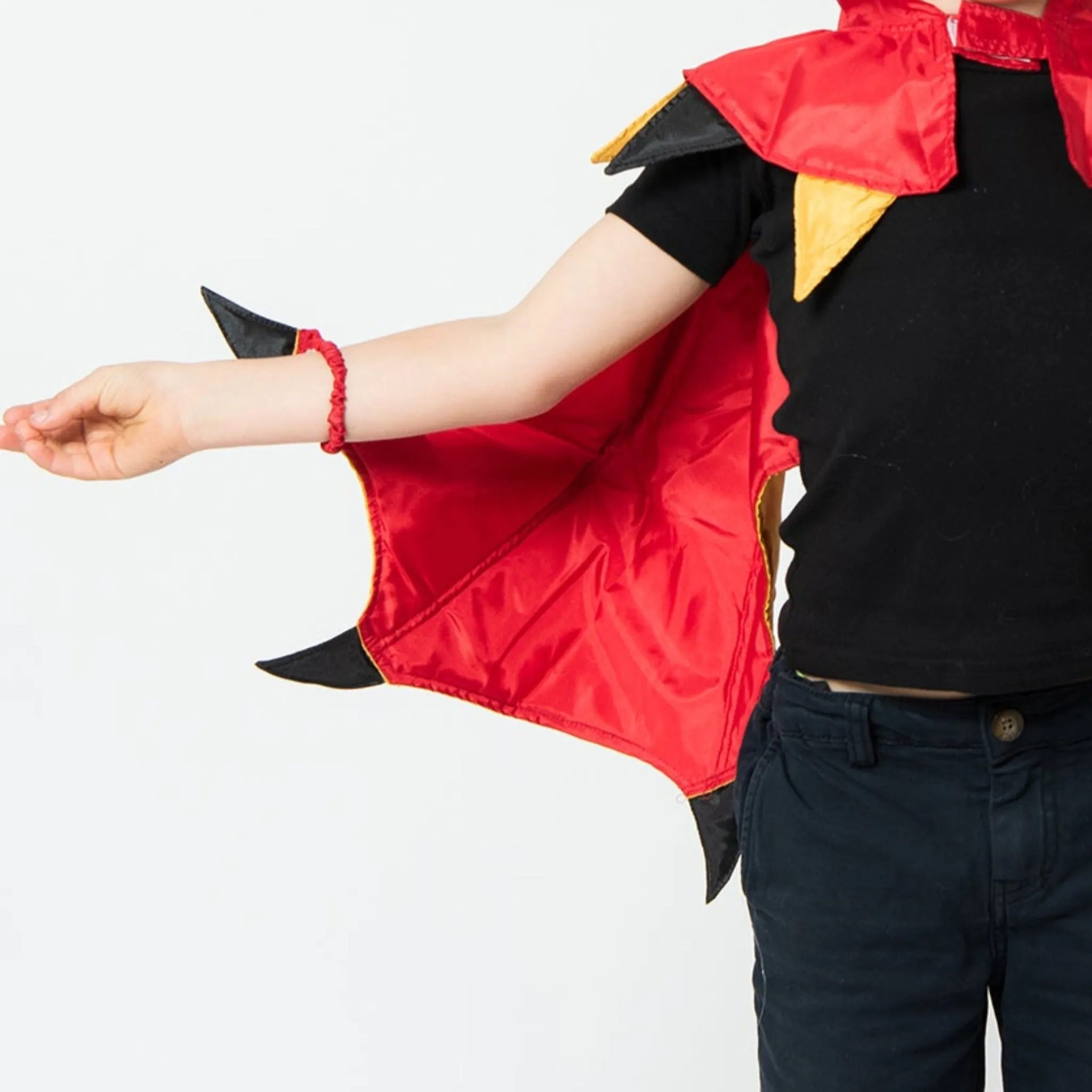 Fire Dragon Cape Red & Gold