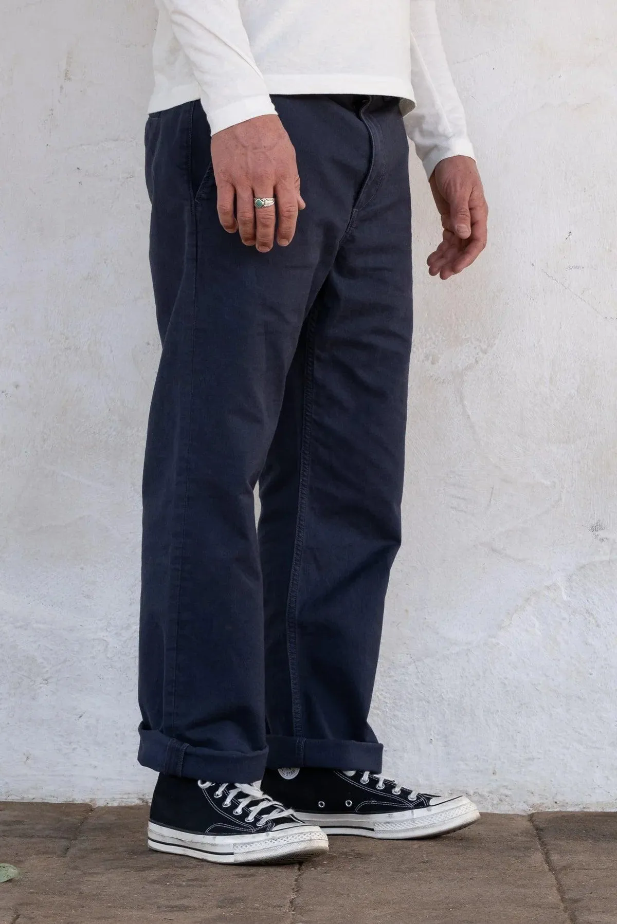 Freenote Cloth - Deck Pant in Navy