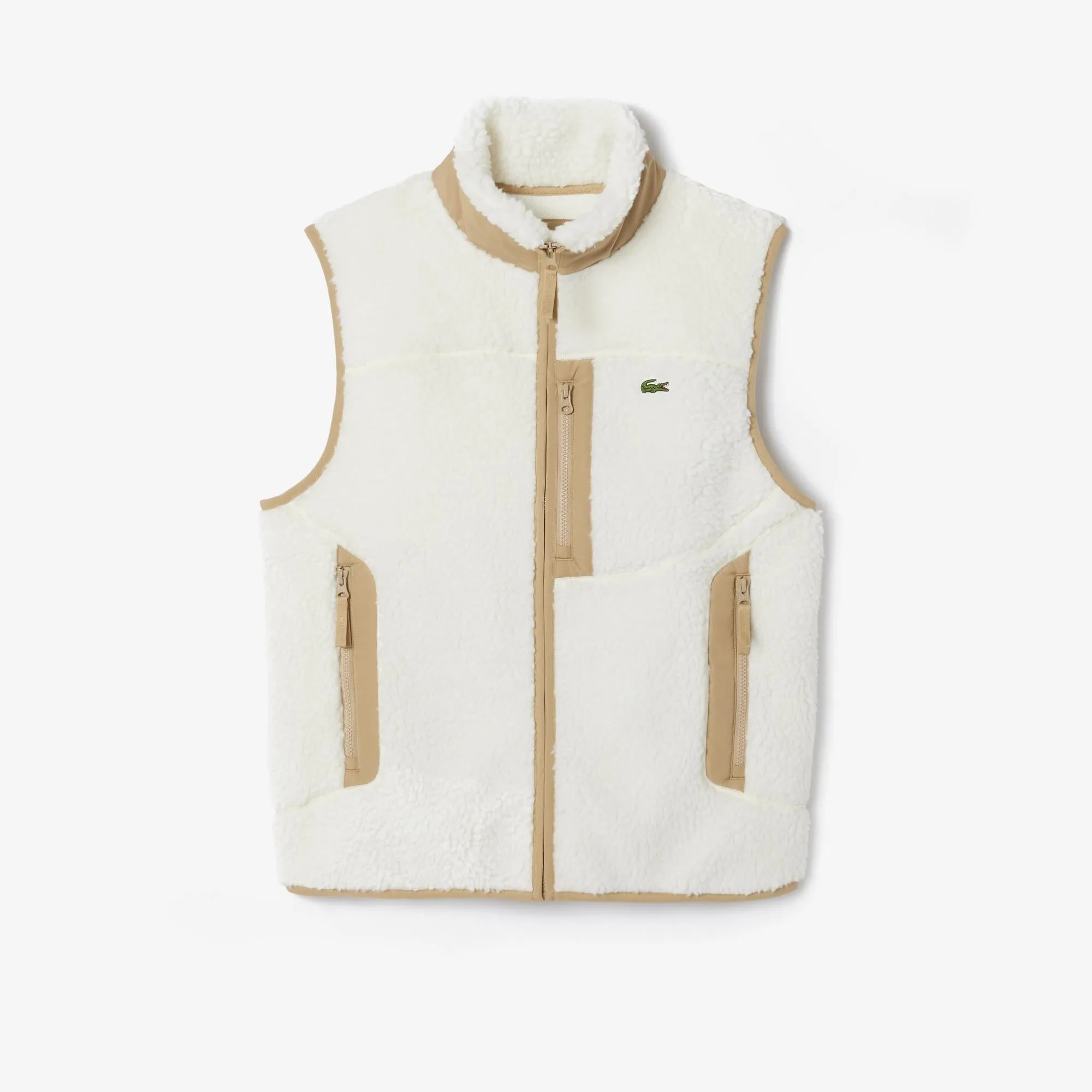 Gilet Gilet en peau de mouton - Blanc/Marron - Homme