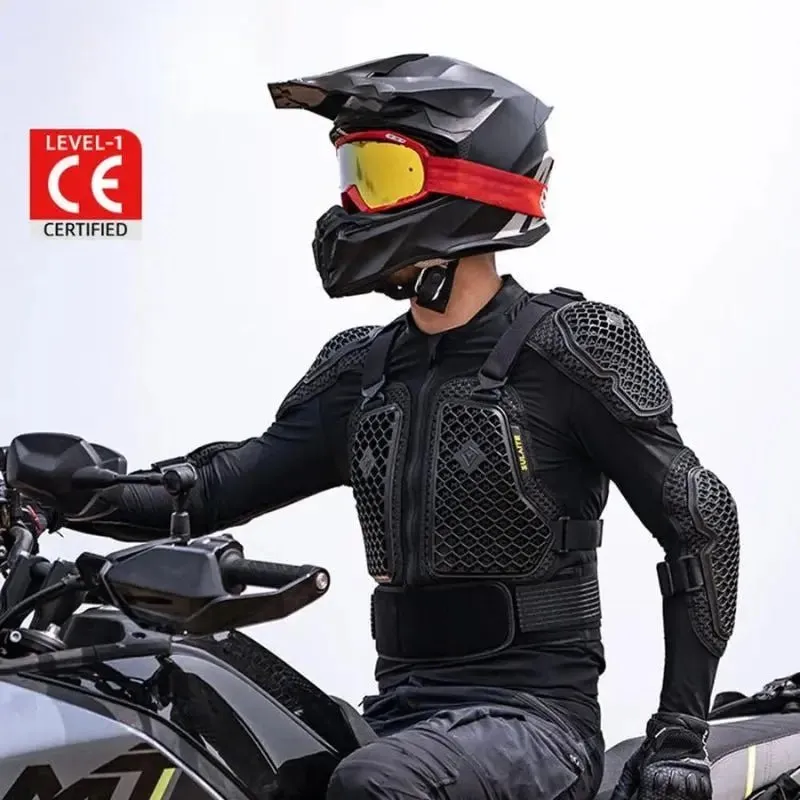 Gilet protection moto été Homologué- Safety Race™