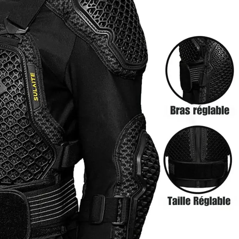 Gilet protection moto été Homologué- Safety Race™