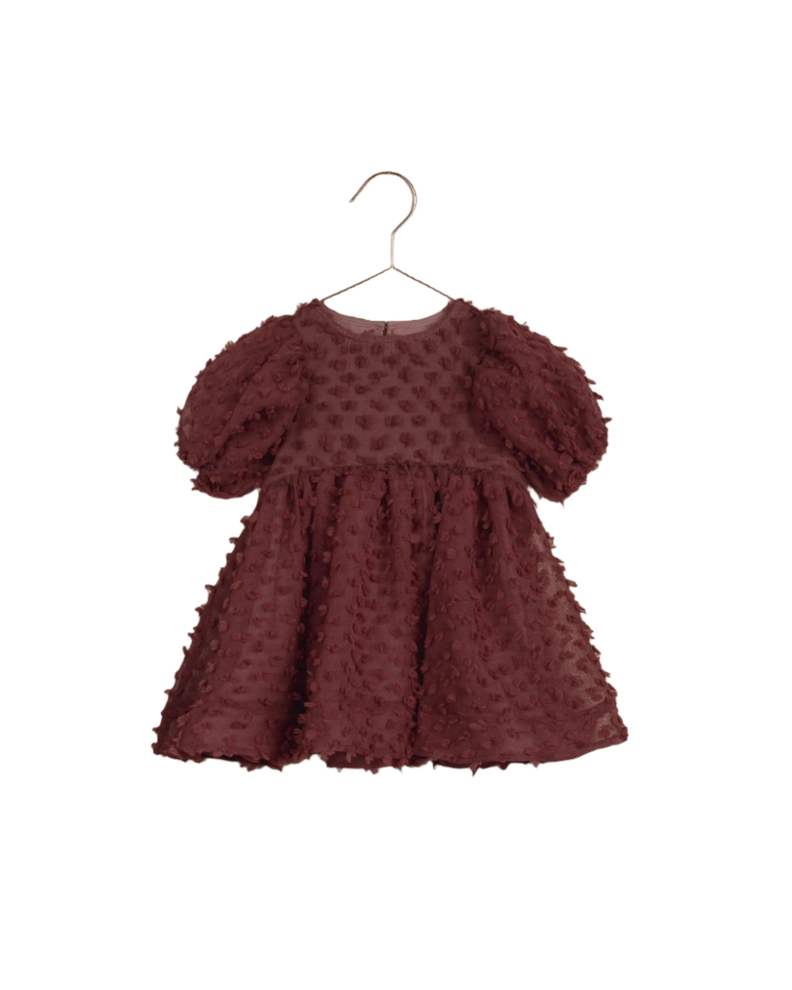 Girls Dress | Luna - Fig | Noralee