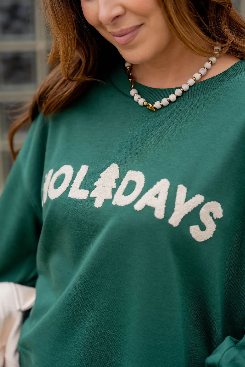 Holidays Chenille Sweatshirt