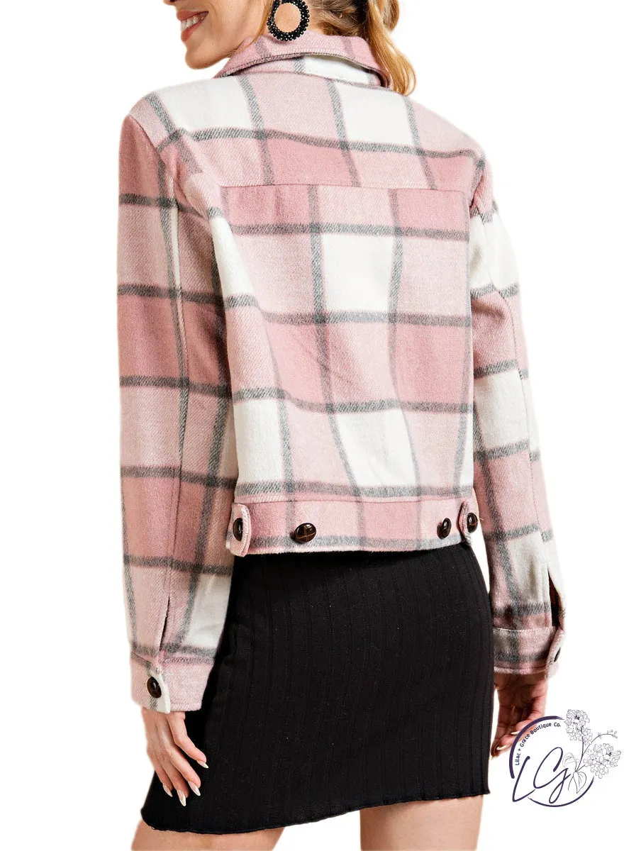 Hug Me Plaid Jacket