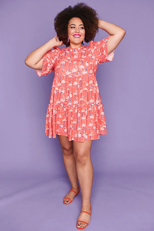 Jackson Funky Flamingo Dress