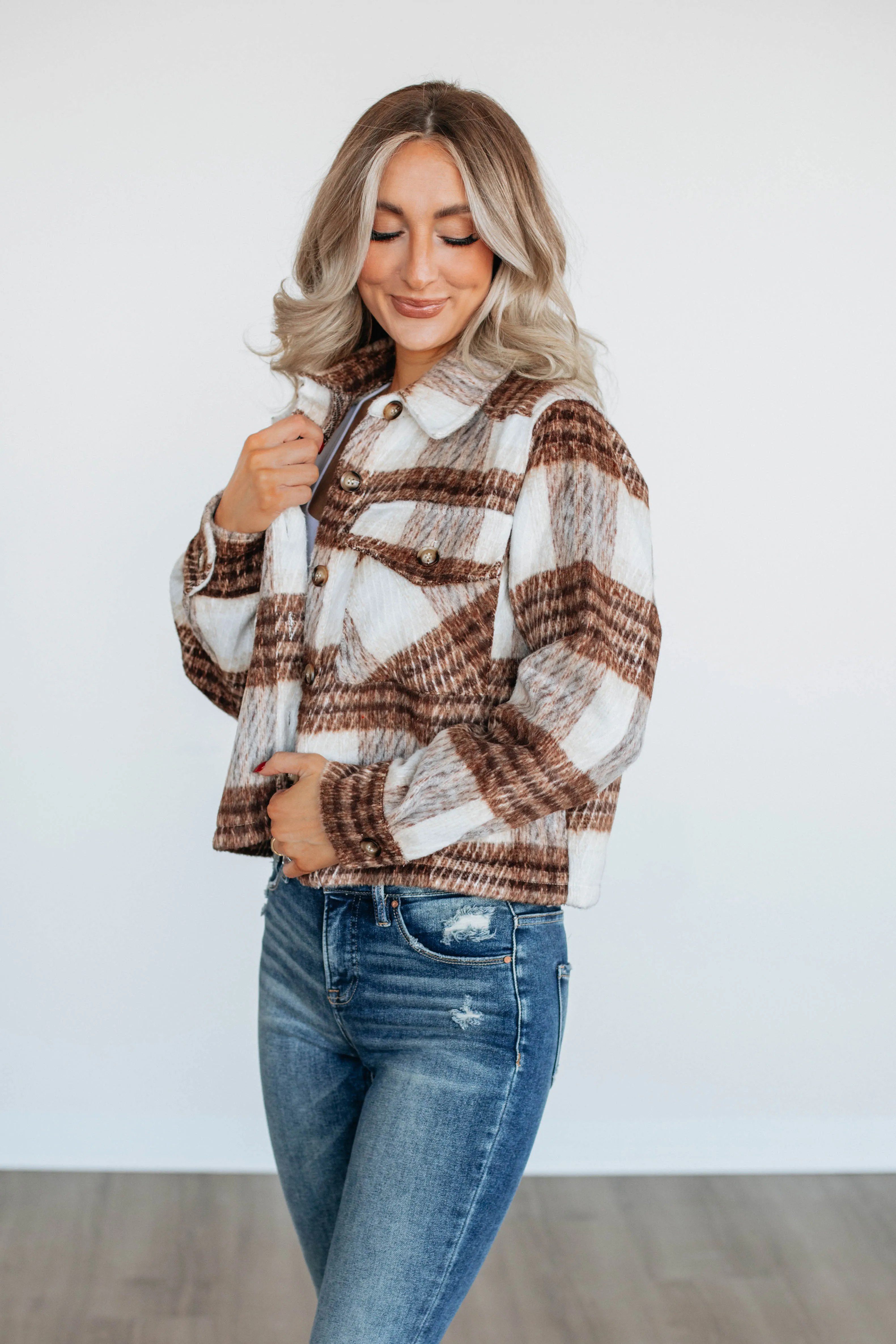 Johnette Plaid Shacket