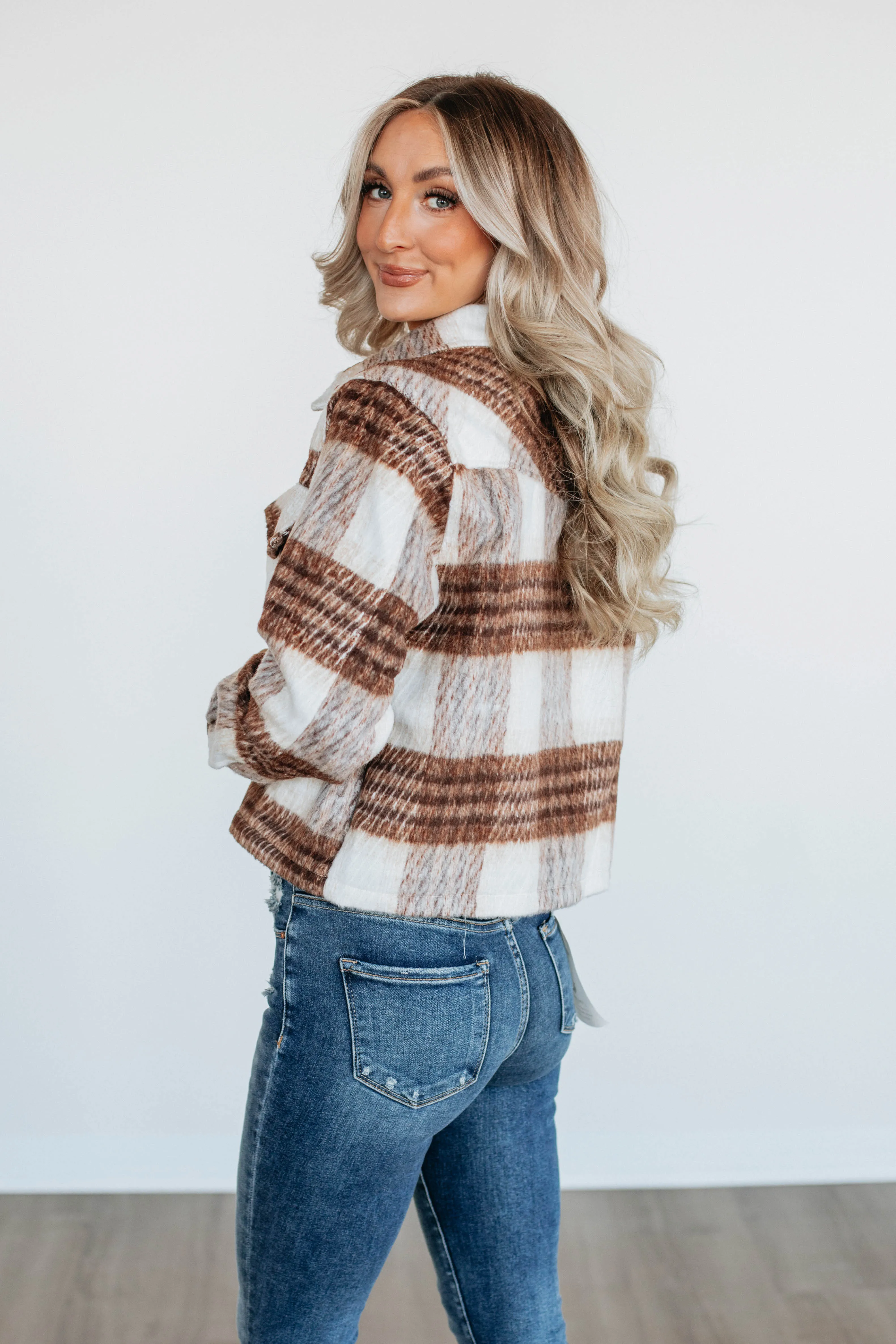 Johnette Plaid Shacket