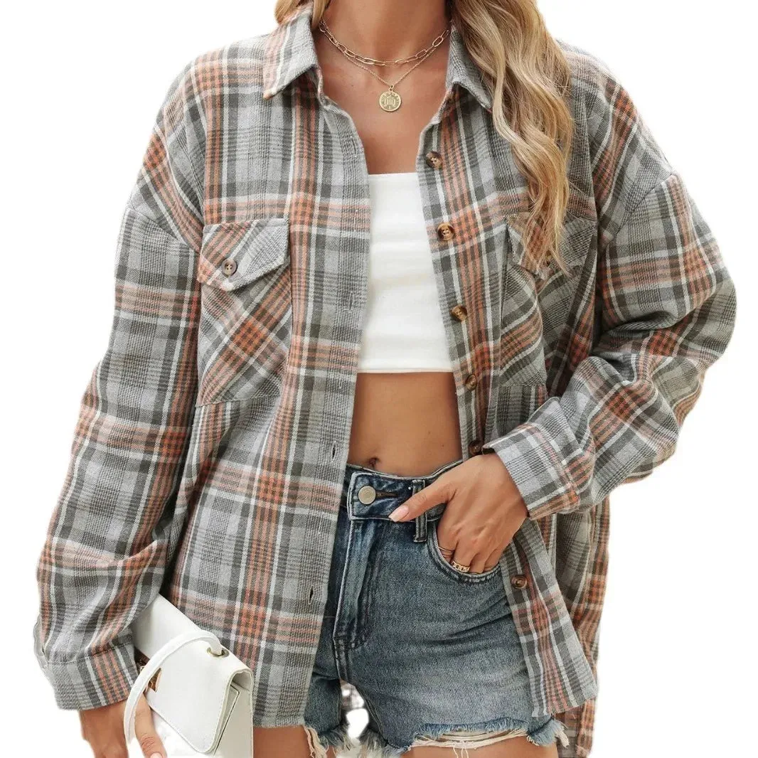 Laid-back Layers Plaid Shacket