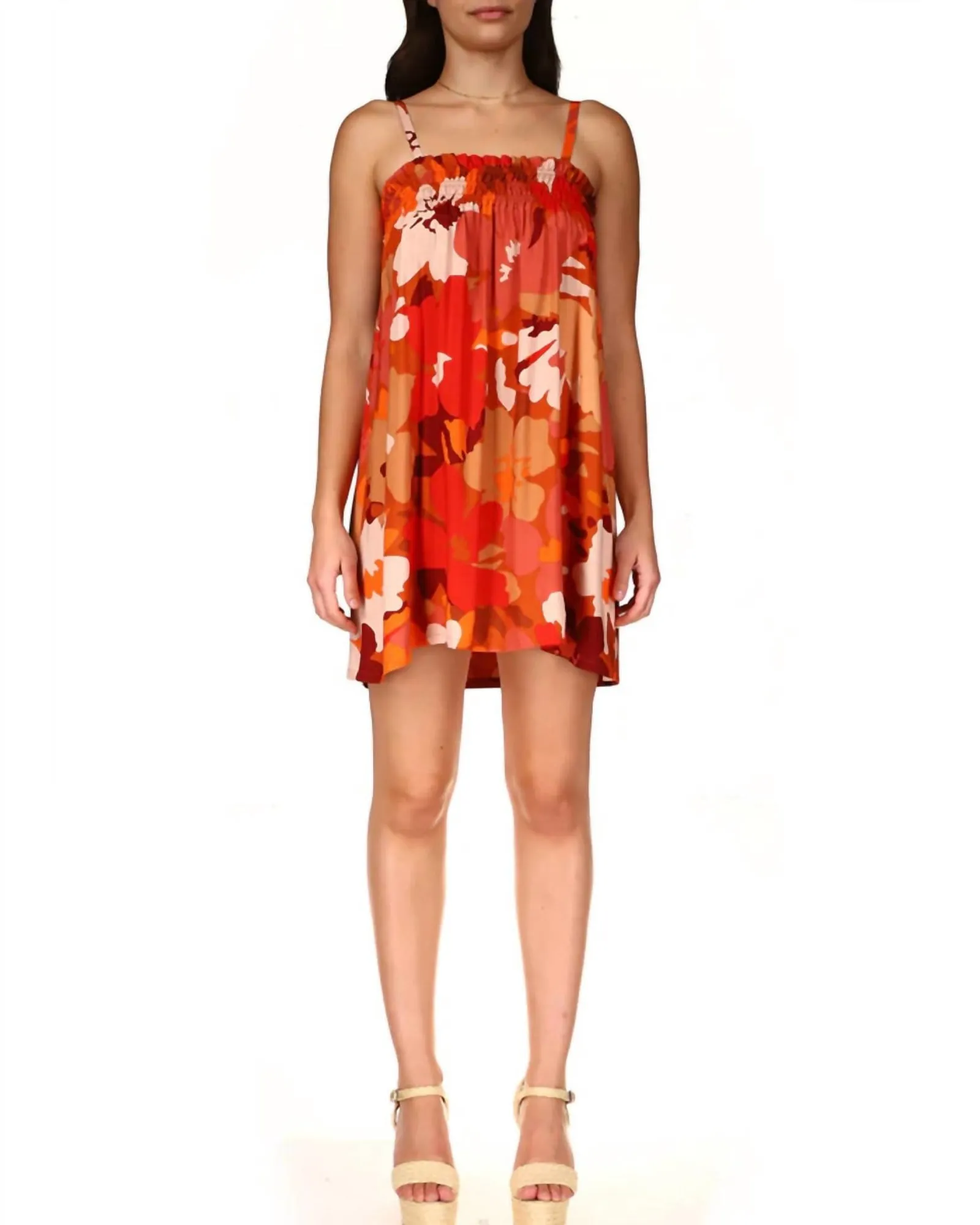 Lakeside Babydoll Dress In Sundrenched | Sundrenched