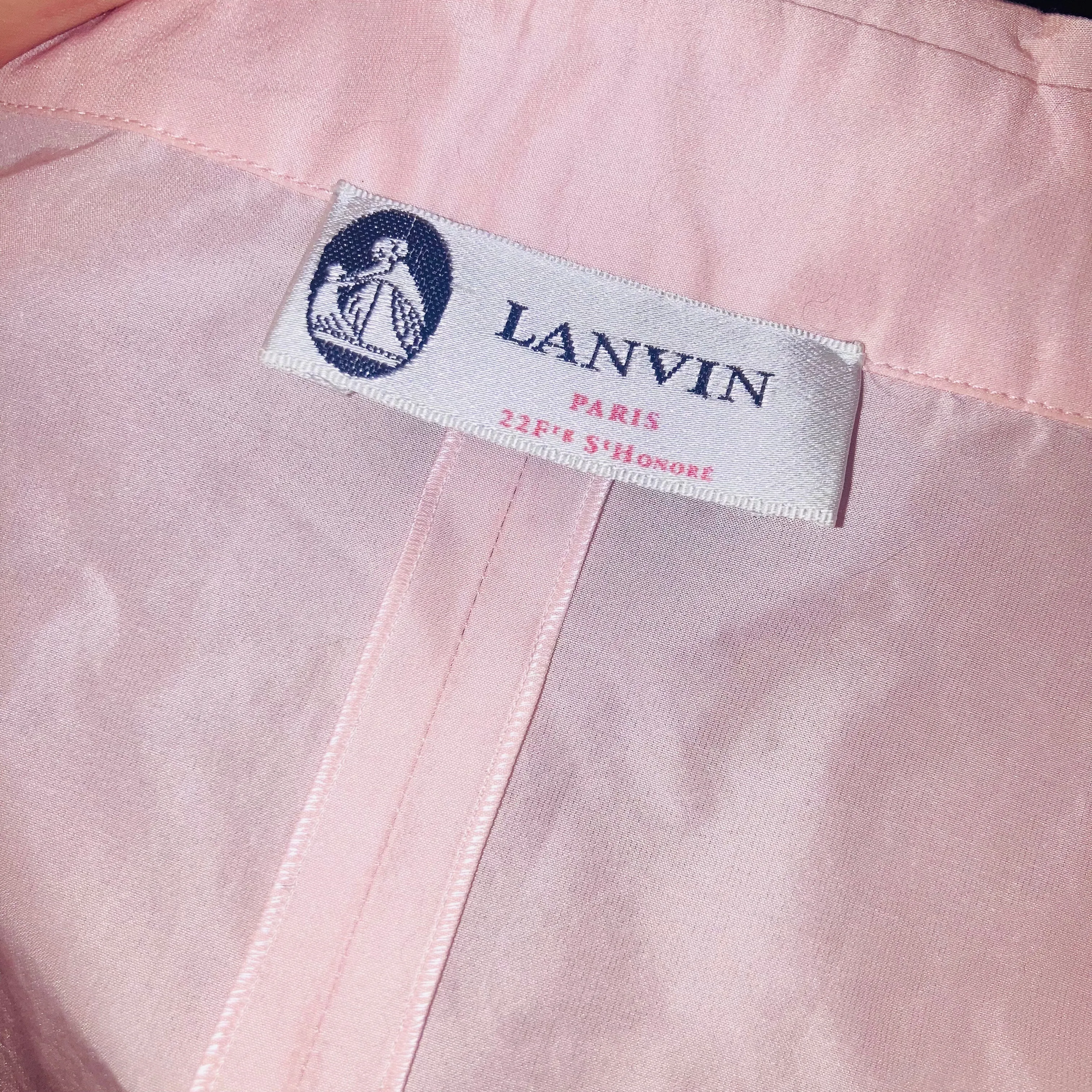 Lanvin 2000's babydoll mini dress