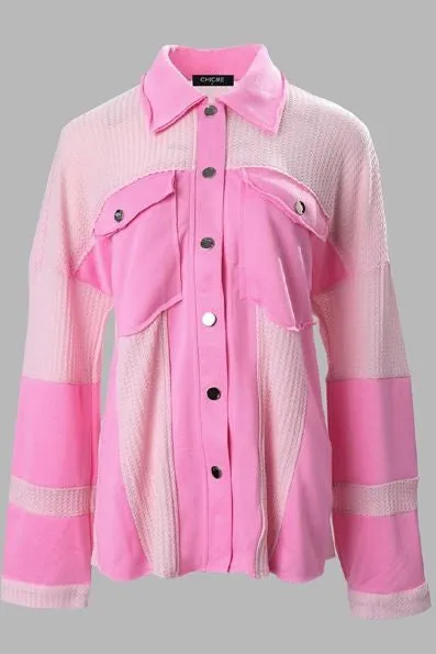 Light Pink Button Up