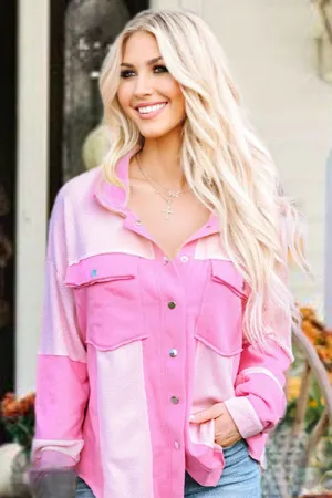 Light Pink Button Up