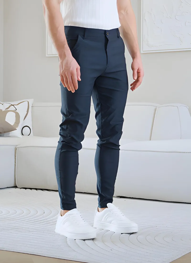 Lightweight chinos - navy