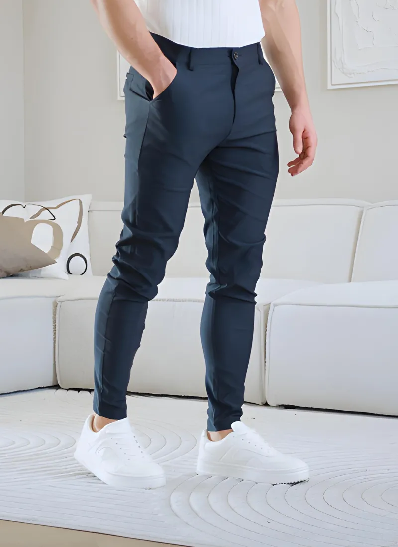 Lightweight chinos - navy