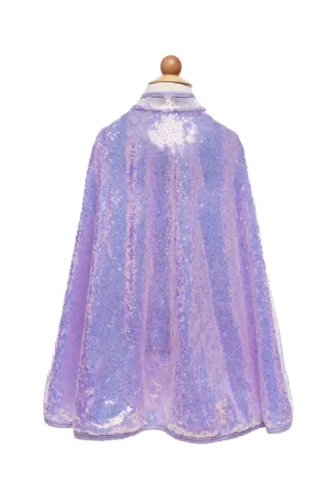 Lilac Sequins Cape