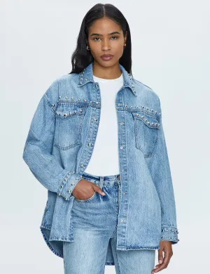 Mandy Denim Shacket, Satellite