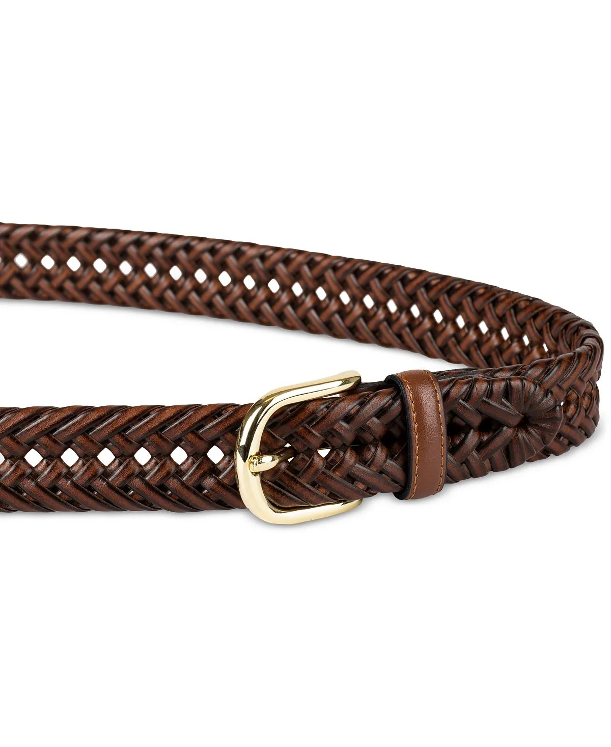 Men's Hand Laced Woven Belt Created for Macy's Club Room