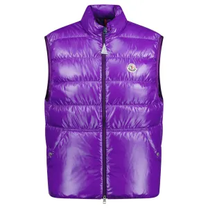 Moncler Aube Down Gilet Purple