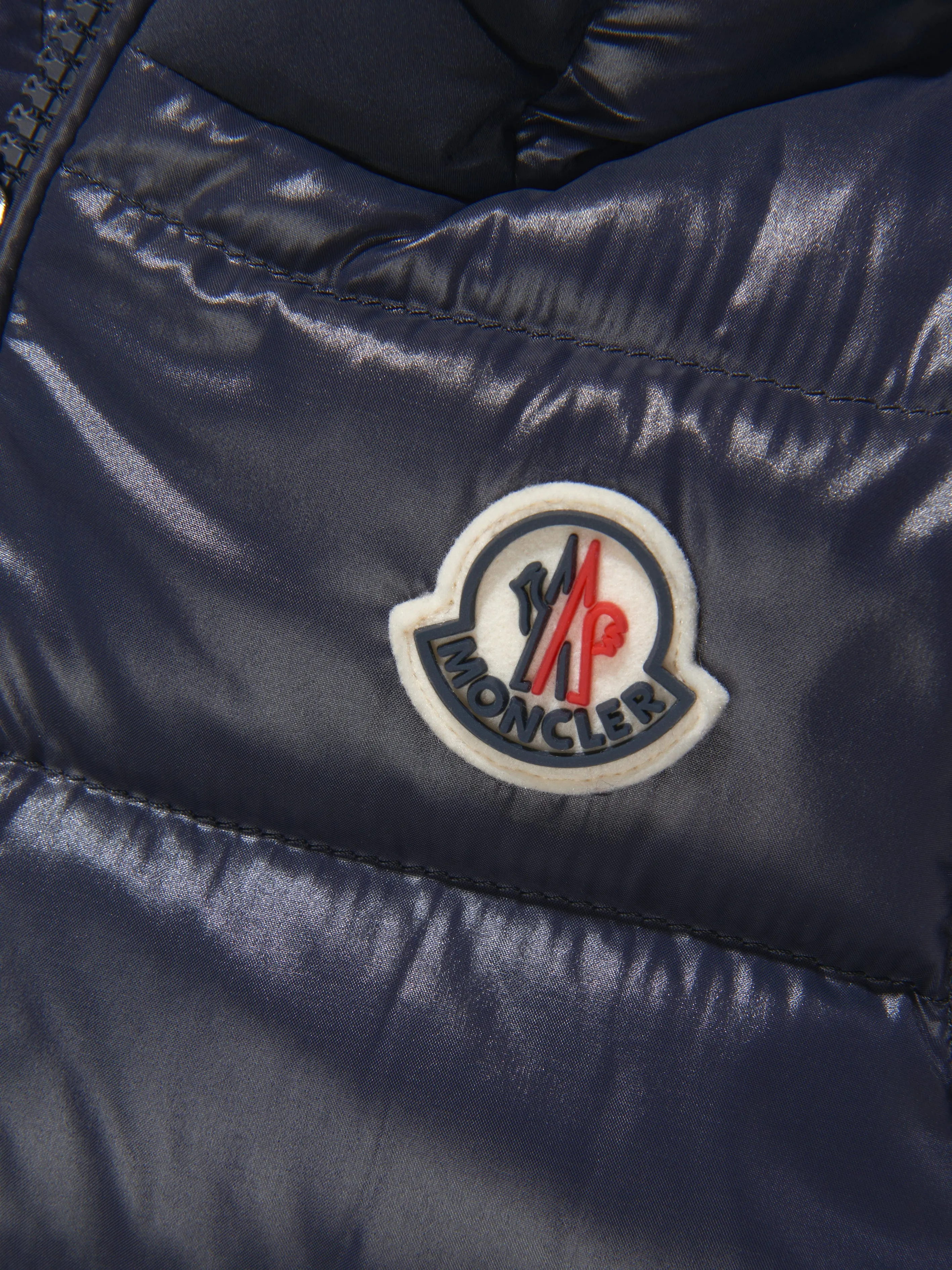 Moncler Enfant Kids Down Padded Montreuil Gilet in Navy