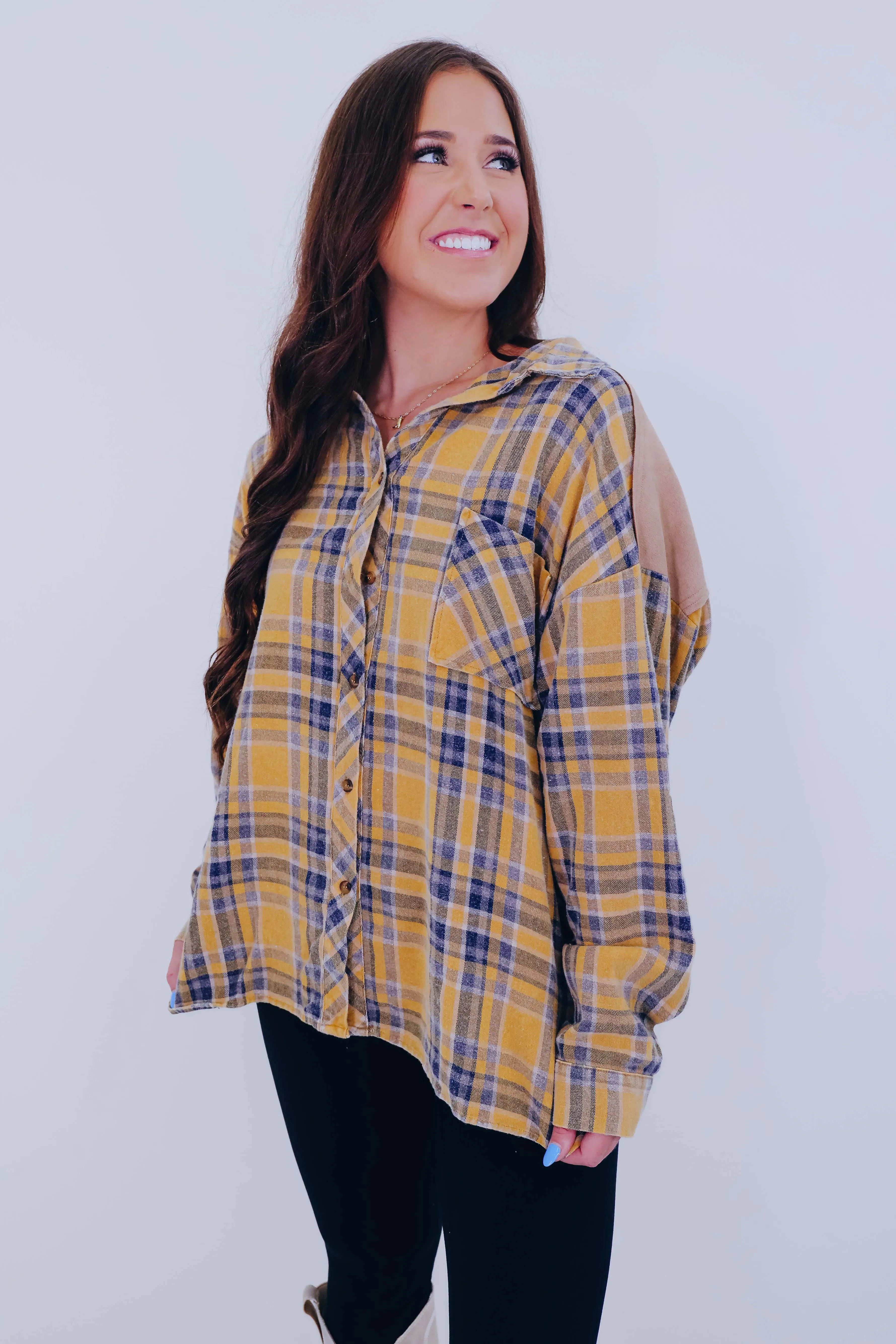 Paloma Plaid Button Up Shacket