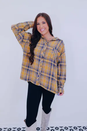 Paloma Plaid Button Up Shacket