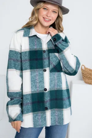 Plaid Boyfriend Fit Shacket