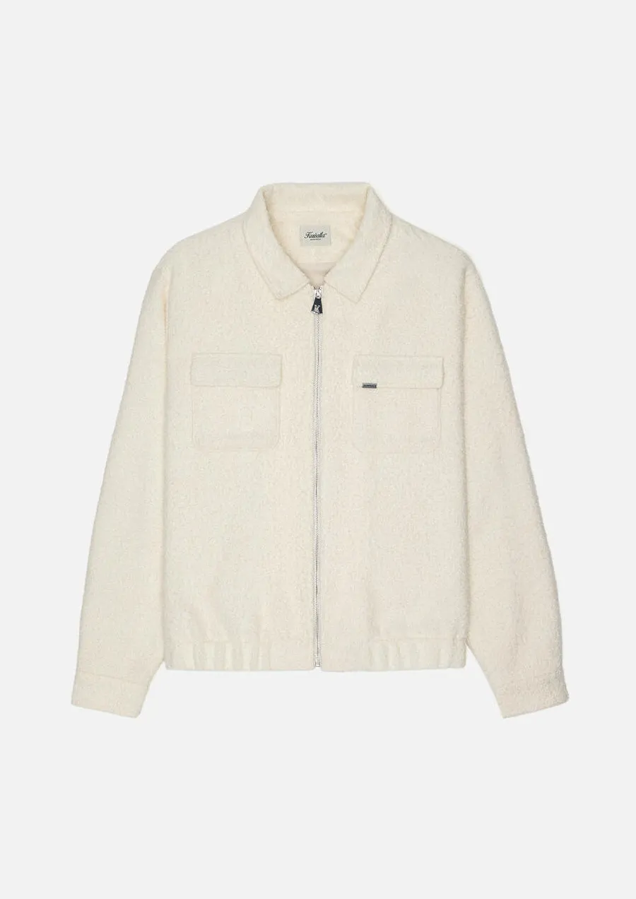 Plush Pocket Shacket (Cream)