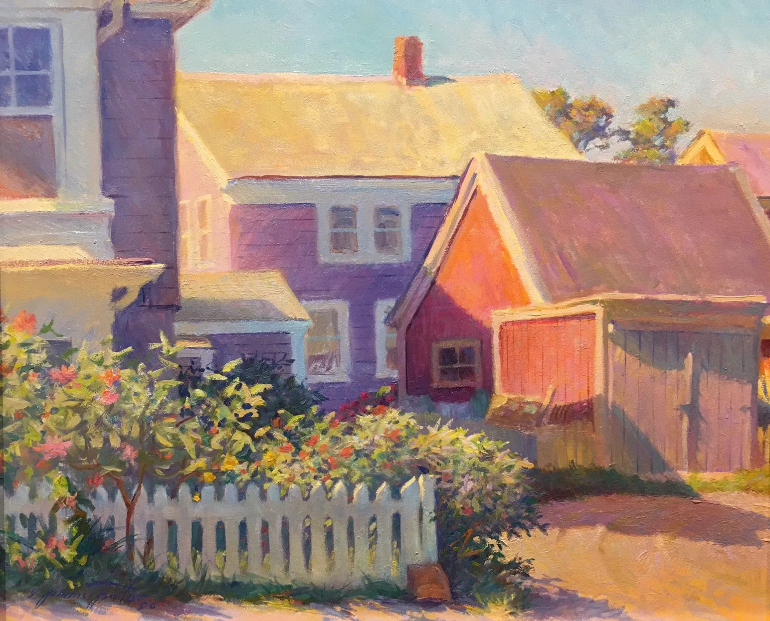 PROVINCETOWN By Ernest Principato - Oil on Canvas Painting of Cape Cod