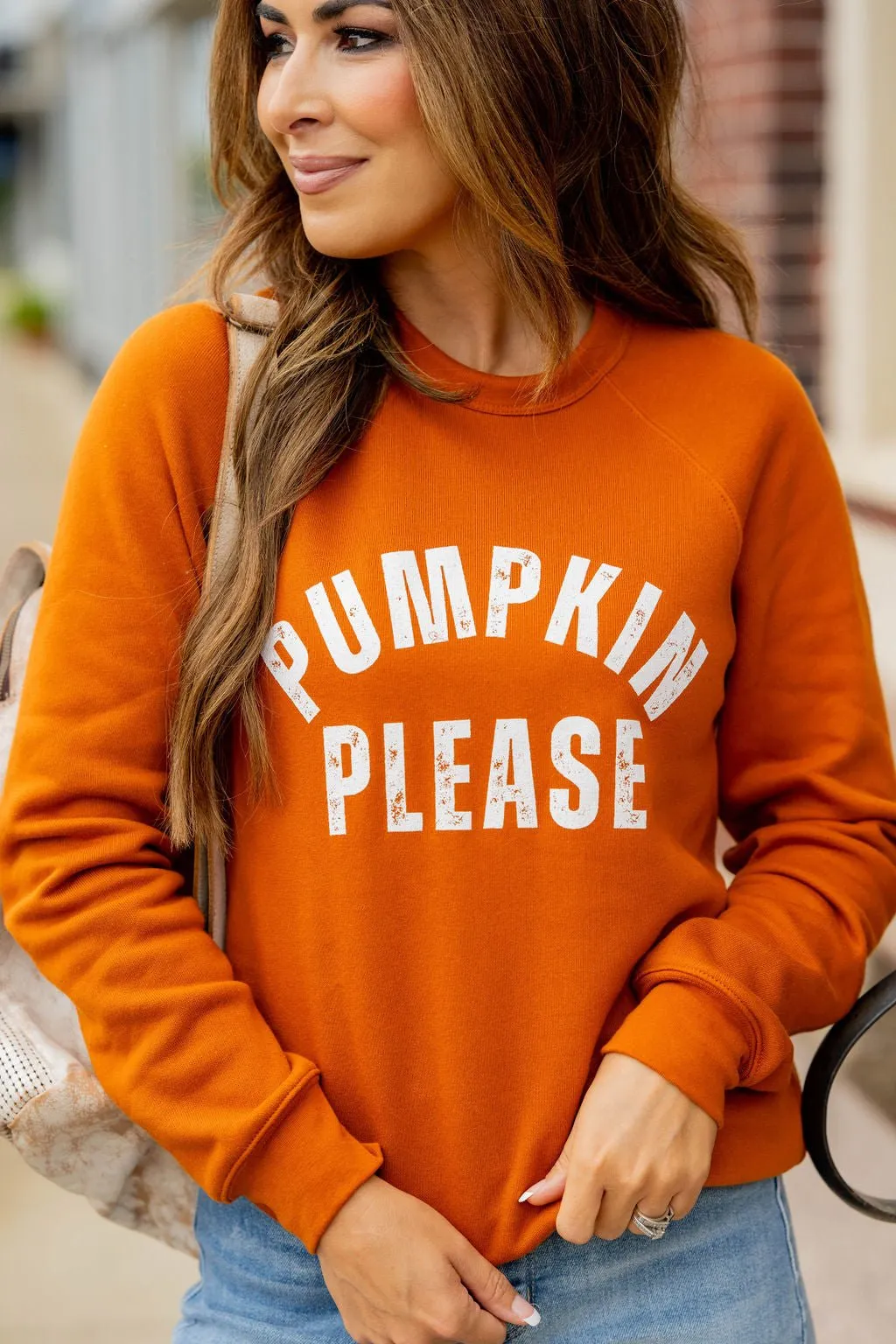 Pumpkin Please Graphic Crewneck