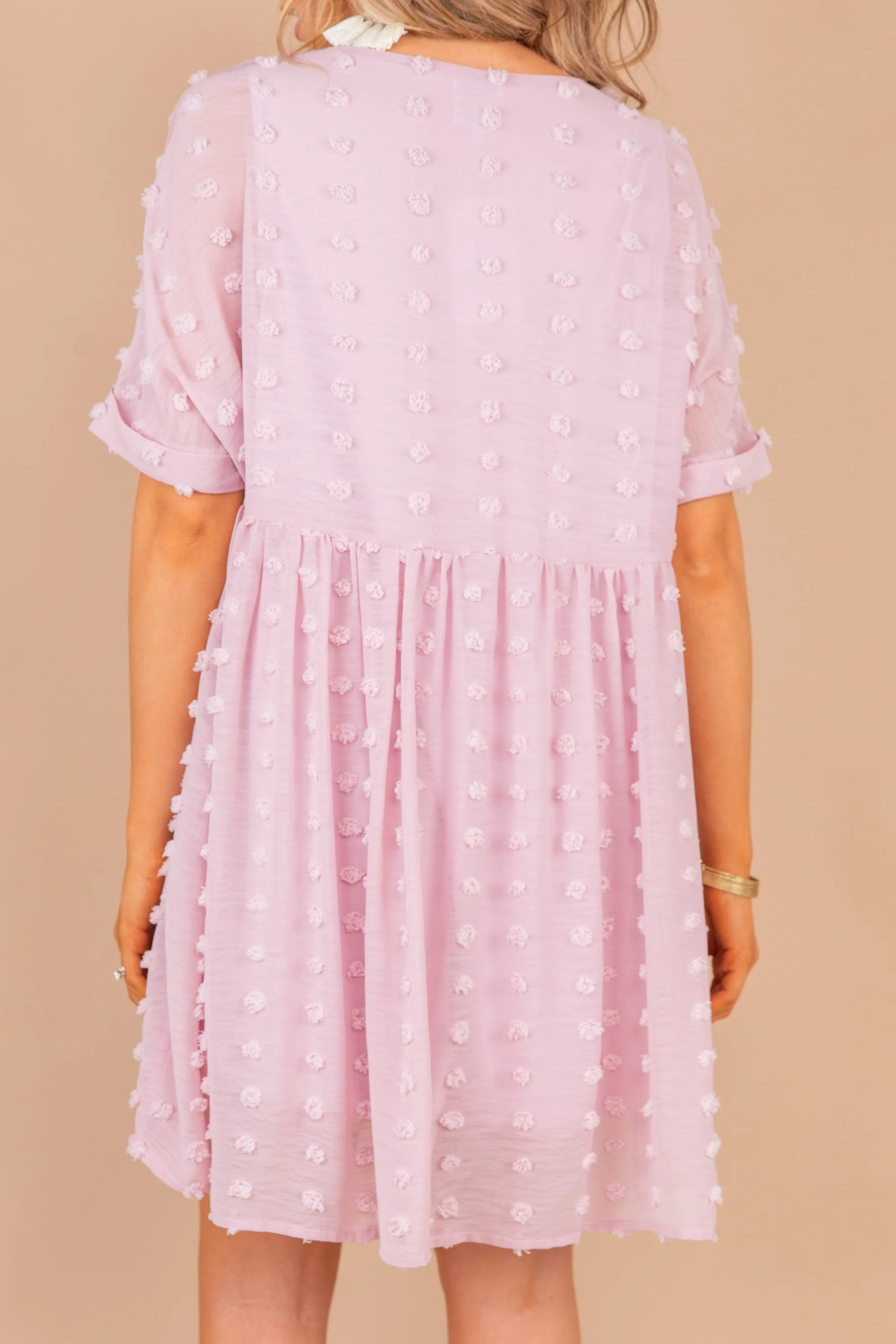 Remember The Days Light Pink Babydoll Dress