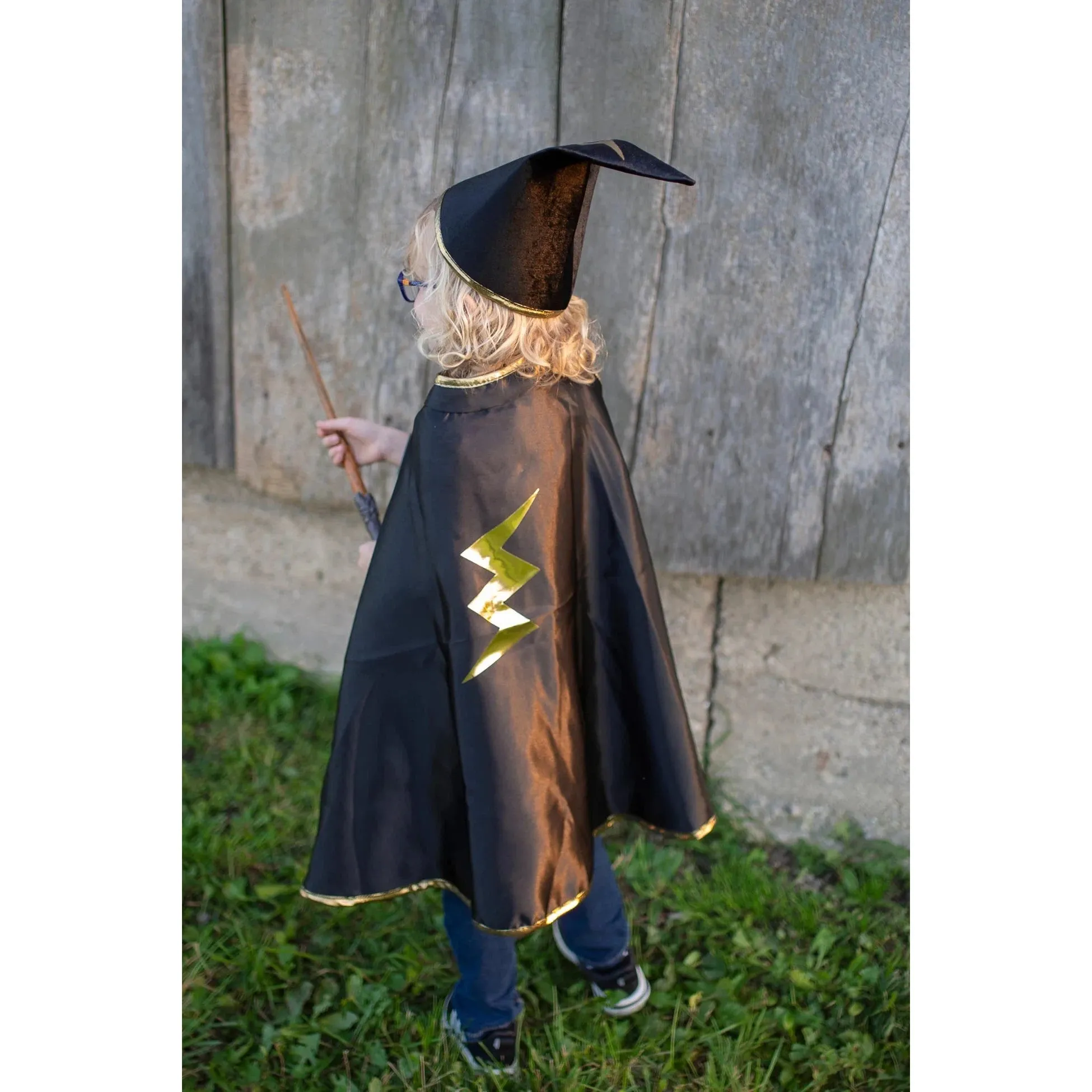 reversible wizard cape and hat