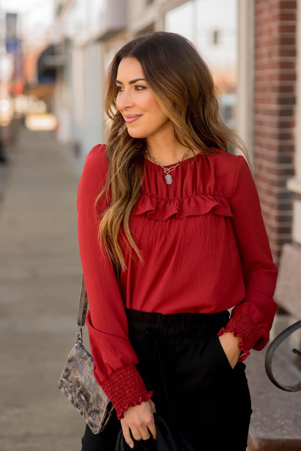 Ruffle Blouse