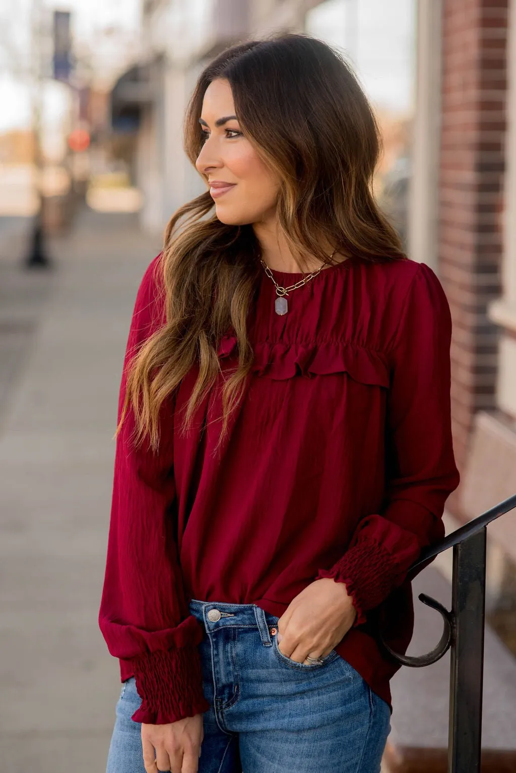 Ruffle Blouse