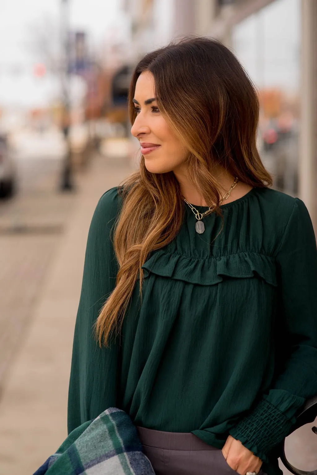 Ruffle Blouse