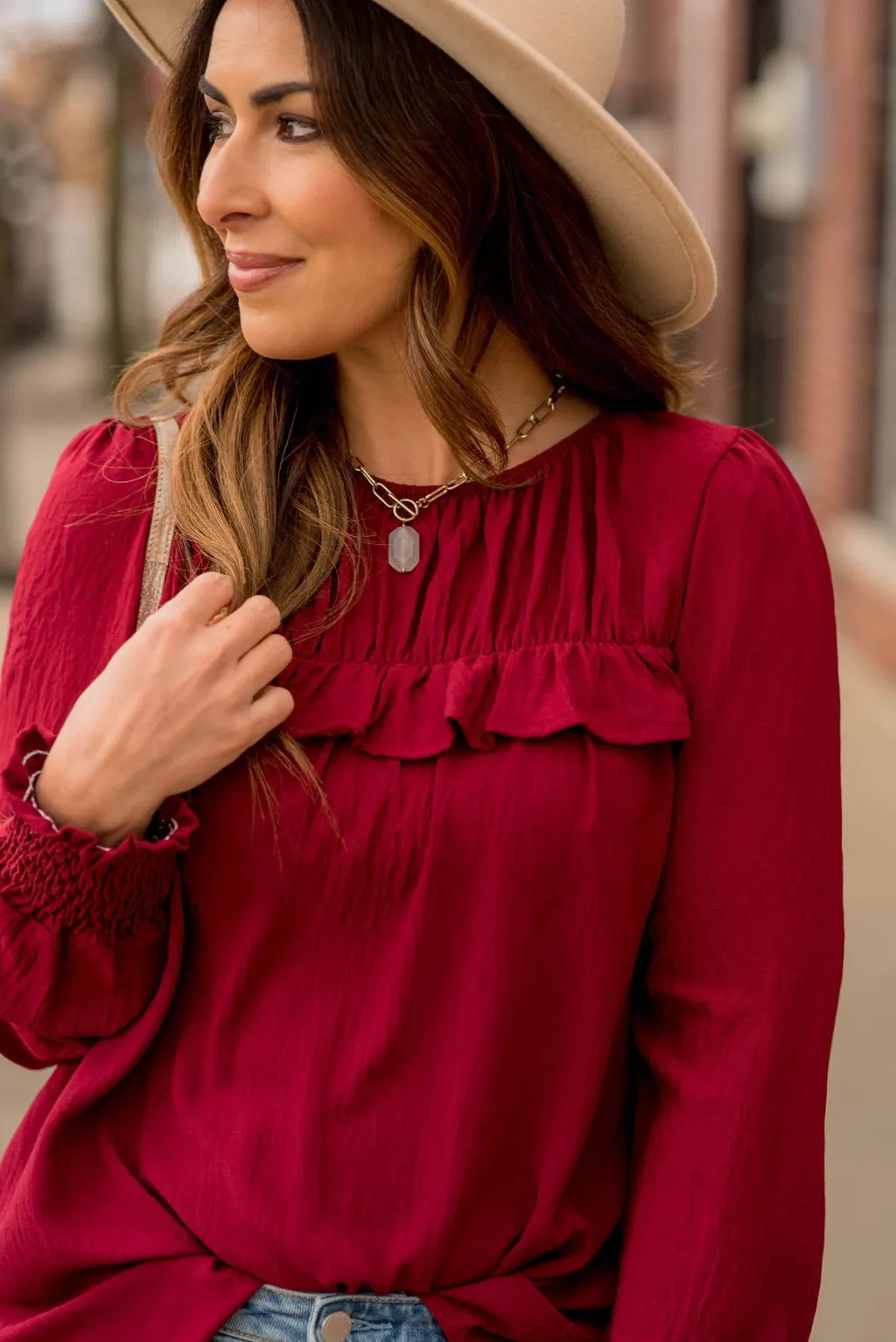 Ruffle Blouse