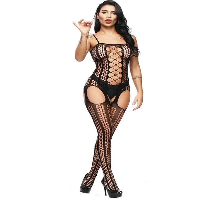 Sexy lingerie Teddies Bodysuits hot Erotic lingerie open crotch