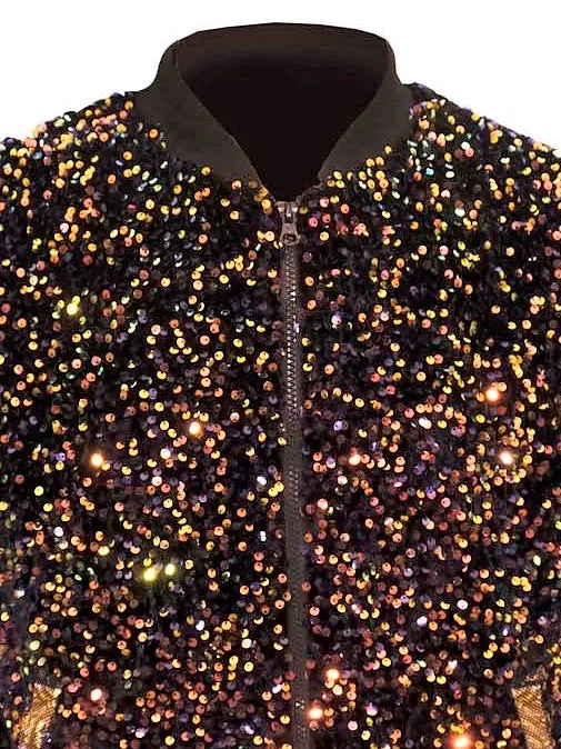 The Alchemist  | Disarray Sequin Bomber Jacket | Unisex