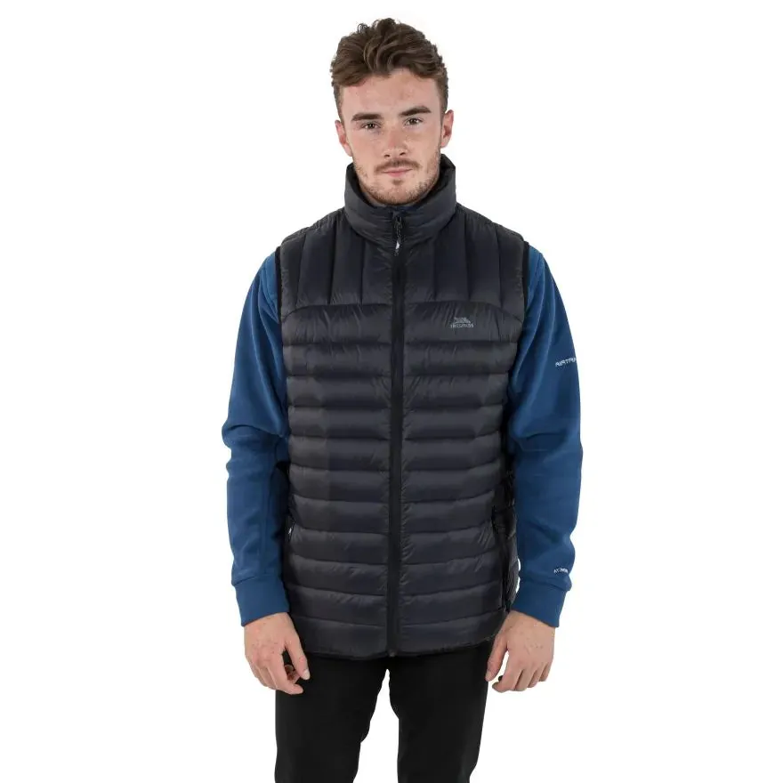 Trespass S Black Light Weight Hoppers Men's Down Gilet