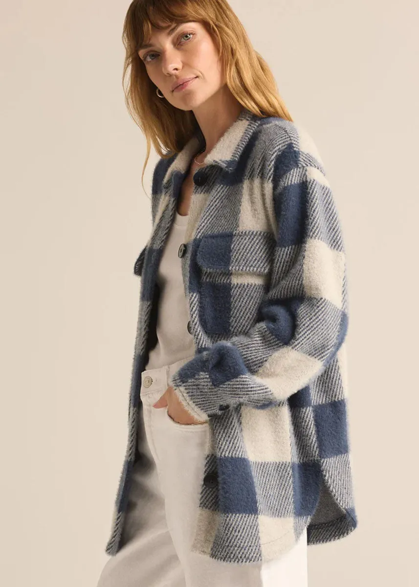 Tucker Buffalo Check Jacket - Eclipse