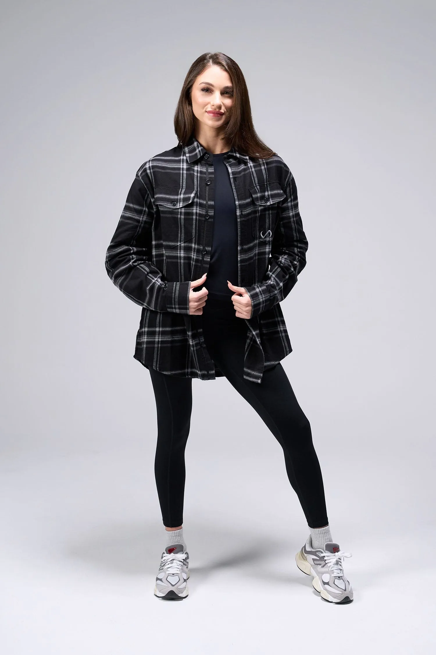 Unisex Cryptic Soft Flannel Shacket